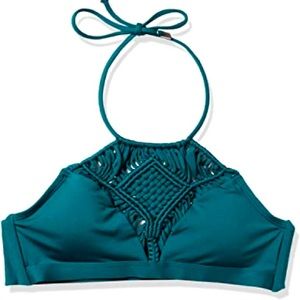 Dolce Vita Macrame High Neck Bikini Top